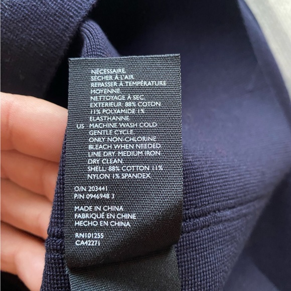 Cos Double Knit Zip Front Peplum Sweater - Picture 4 of 4